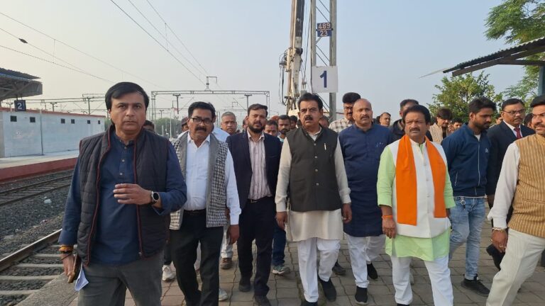 इंदौर स्टेशन के साथ -साथ लक्ष्मीबाई नगर स्टेशन भी होगा विकसित*